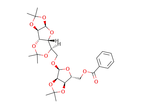 6-O-(5-O-benzoyl-2,3-O-isopropylidene-α-D-ribofuranosyl)-1,2-5,6-di-O-isopropylidene-α-D-glucofuranose