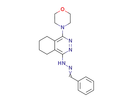 Molecular Structure of 89937-35-9 (Benzaldehyde,
[5,6,7,8-tetrahydro-4-(4-morpholinyl)-1-phthalazinyl]hydrazone)