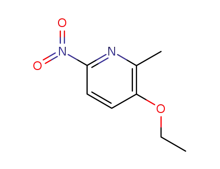Molecular Structure of 73101-78-7 (3-Ethoxy-2-methyl-6-nitropyridine)