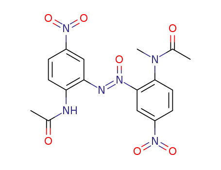 2-acetamido-2'-(N-methylacetamido)-5,5'-dinitro-ONN-azoxybenzene