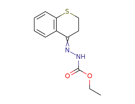 Molecular Structure of 464201-58-9 (thiochroman-4-one ethoxy carbonylhydrazone)