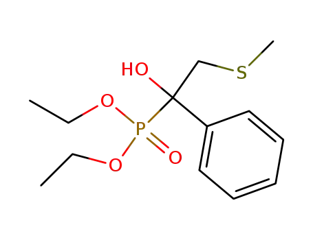 1-Hydroxy-2-methylthio-1-phenylethanphosphonsaeurediethylester