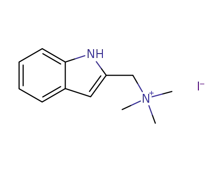 (1H-Indol-2-yl)-N,N,N-trimethylmethanaminium iodide