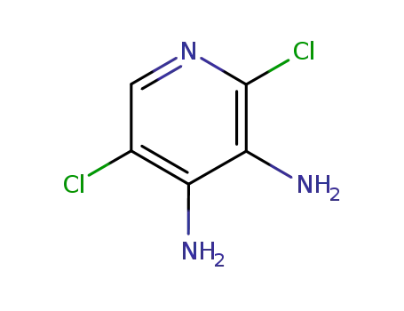 Molecular Structure of 405230-94-6 (2,5-dichloropyridine-3,4-diaMine)
