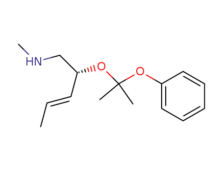 (2R,3E)-(-)-1-methylamino-2-(2'-phenoxy-isopropyl)oxypentene