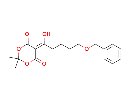5-(5'-Benzyloxy-1'-hydroxypentylidene)-2,2-dimethyl-1,3-dioxan-4,6-dione