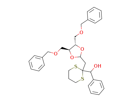 [2-((4S,5S)-4,5-Bis-benzyloxymethyl-[1,3]dioxolan-2-ylmethyl)-[1,3]dithian-2-yl]-phenyl-methanol