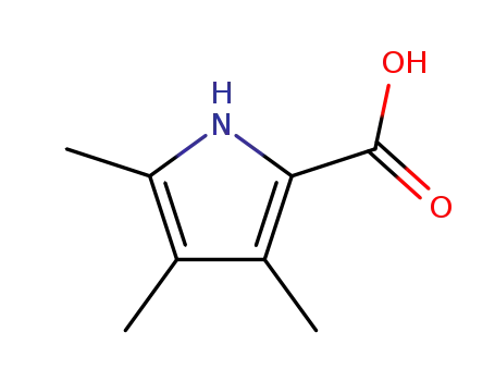 Molecular Structure of 17106-08-0 (1H-Pyrrole-2-carboxylicacid,3,4,5-trimethyl-(9CI))