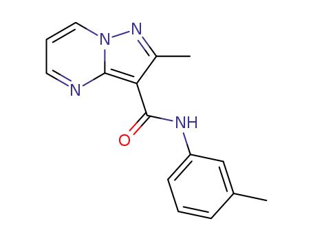 2-methyl-N-(3'-methylphenyl)pyrazolo<1,5-a>pyrimidine-3-carboxamide
