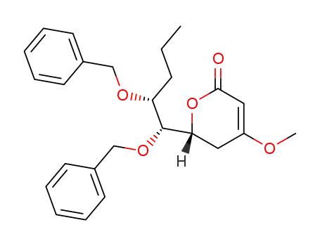 (6R,1'R,2'R)-6-(1',2'-Dibenzyloxypentyl)-5,6-dihydro-4-methoxypyran-2-one