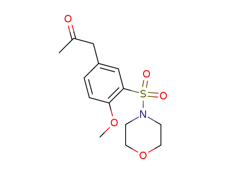 1-[4-Methoxy-3-(morpholine-4-sulfonyl)-phenyl]-propan-2-one
