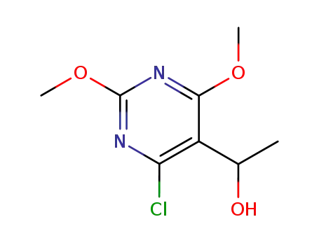 1-(6-Chloro-2,4-dimethoxypyrimidin-5-yl)ethanol