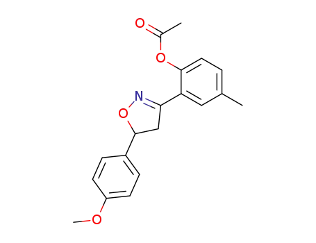 3-(2-acetoxy-5-methyl-phenyl)-5-(4-methoxyphenyl)-Δ<sup>2</sup>-isoxazoline