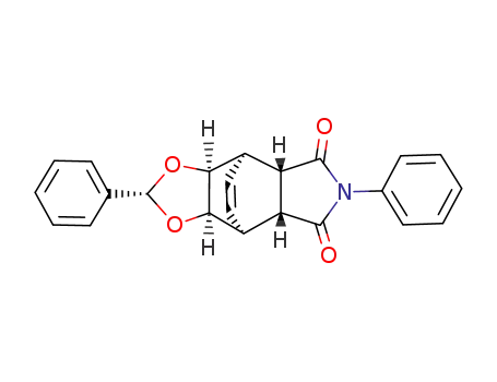 (2α,3aα,4α,4aβ,7aβ,8α,8aα)-4a,7a,8,8a-tetrahydro-2,6-diphenyl-4,8-etheno-4H-1,3-dioxolo<4,5-f>isoindole-5,7(3aH,6H)-dione
