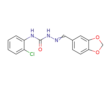 benzo[1,3]dioxole-5-carbaldehyde 4-(2-chloro-phenyl)-semicarbazone