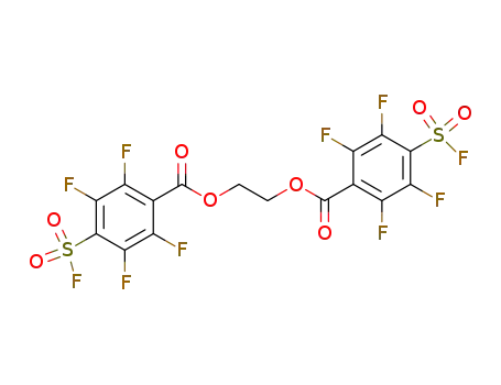 ethylene glycol bis-(4-fluorosulphonyl-2,3,5,6-tetrafluorobenzoate)