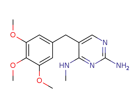 2-amino-4-methylamino-5-(3,4,5-trimethoxybenzyl)pyrimidine