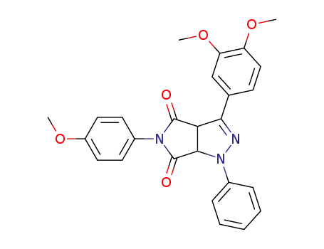 3-(3,4-Dimethoxy-phenyl)-5-(4-methoxy-phenyl)-1-phenyl-3a,6a-dihydro-1H-pyrrolo[3,4-c]pyrazole-4,6-dione