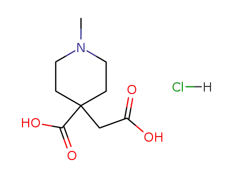 <1-methyl-4-(ethoxycarbonyl)piperidin-4-yl>acetic acid hydrochloride