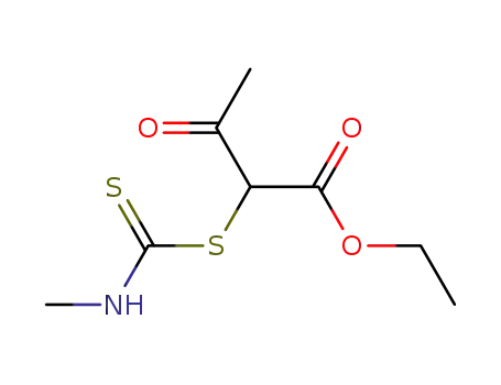 Molecular Structure of 313513-95-0 (ethyl α-(N-methyl)dithiocarbamoylacetoacetate)