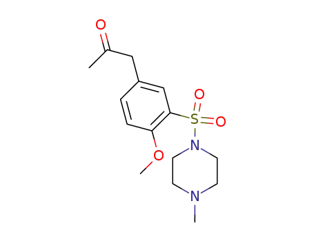 1-[4-Methoxy-3-(4-methyl-piperazine-1-sulfonyl)-phenyl]-propan-2-one