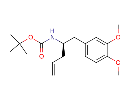 Carbamic acid, [1-[(3,4-dimethoxyphenyl)methyl]-3-butenyl]-,
1,1-dimethylethyl ester, (R)-