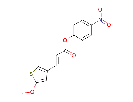 (E)-p-nitrophenyl 3-(5-methoxy-3-thienyl)acrylate