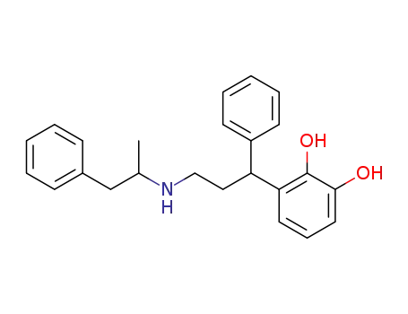 Molecular Structure of 103849-29-2 (3-(2,3-Dihydroxyphenyl)-3-phenyl-N-(phenylisopropyl)propylamine)