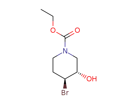 ethyl trans-4-bromo-3-hydroxy-1-piperidinecarboxylate
