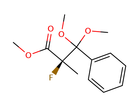 (R)-2-Fluoro-3,3-dimethoxy-2-methyl-3-phenyl-propionic acid methyl ester