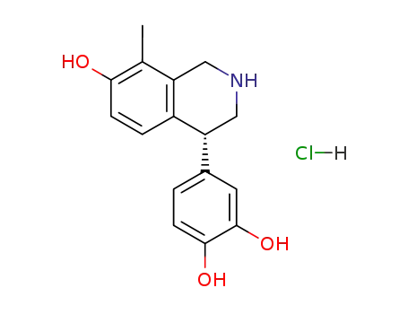 4-(3,4-dihydroxyphenyl)-7-hydroxy-8-methyl-1,2,3,4-tetrahydroisoquinoline