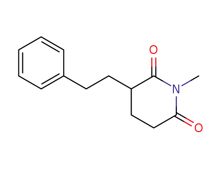 Molecular Structure of 147767-28-0 (3-(2-phenylethyl)-1-methylglutarimide)
