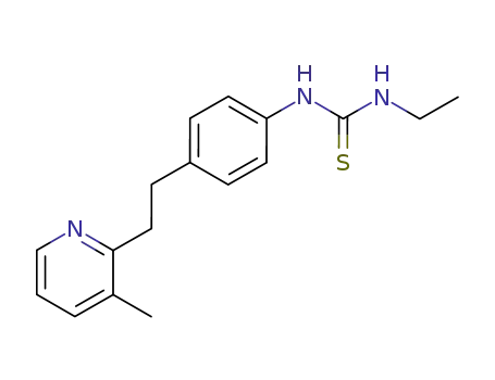 Thiourea, N-ethyl-N'-[4-[2-(3-methyl-2-pyridinyl)ethyl]phenyl]-