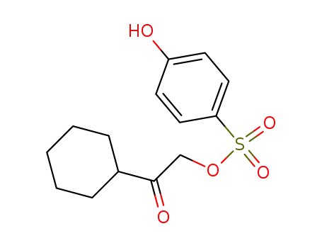 Molecular Structure of 80520-93-0 (4-Hydroxy-benzenesulfonic acid 2-cyclohexyl-2-oxo-ethyl ester)