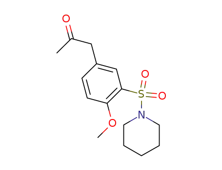 1-[4-Methoxy-3-(piperidine-1-sulfonyl)-phenyl]-propan-2-one