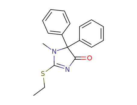 2-Ethylsulfanyl-1-methyl-5,5-diphenyl-1,5-dihydro-imidazol-4-one