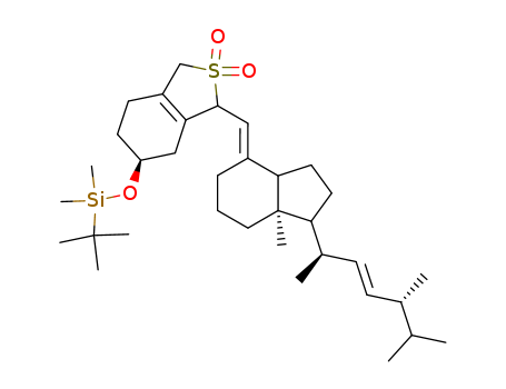 (3S)-tert-Butyldimethylsilyl Vitamin D2 SO2 Adduct (Mixture of Diastereomers)