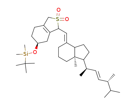 (3S)-tert-부틸디메틸실릴 비타민 D2 SO2 부가물(부분입체이성질체의 혼합물)