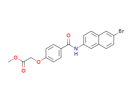 methyl 4-(6-bromo-2-naphthylaminocarbonyl)phenoxyacetate