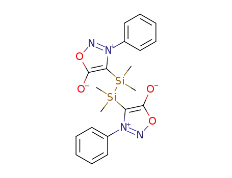 1,1,2,2-Tetramethyl-1,2-bis(3-phenyl-4-sydnonyl)disilan