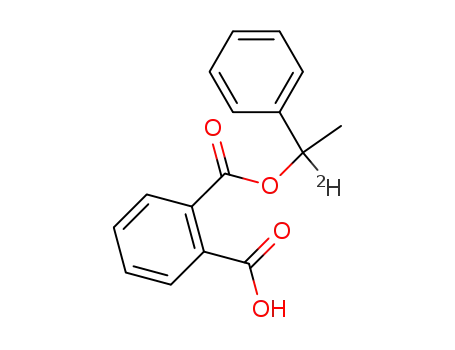 1-<sup>2</sup>H-1-phenylethyl hydrogen phthalate