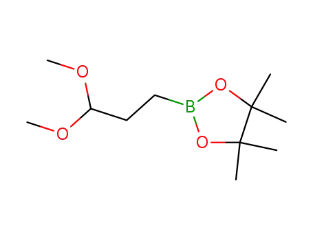 Molecular Structure of 259526-19-7 (2-(3,3-dimethoxypropyl)-4,4,5,5-tetramethyl[1,3,2]dioxaborolane)