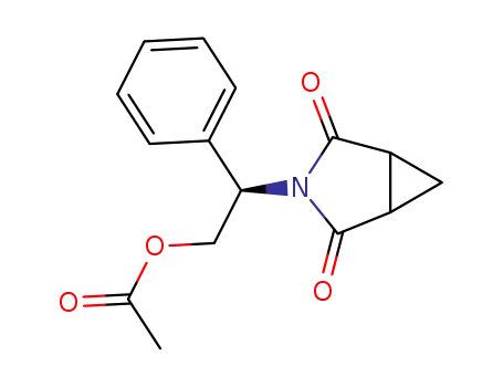 Acetic acid (R)-2-(2,4-dioxo-3-aza-bicyclo[3.1.0]hex-3-yl)-2-phenyl-ethyl ester