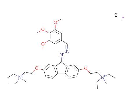 Ethanaminium,  2,2'-[[9-[[(3,4,5-trimethoxyphenyl)methylene]hydrazono]-9H-fluorene-2,7  -diyl]bis(oxy)]bis[N,N-diethyl-N-methyl-, diiodide