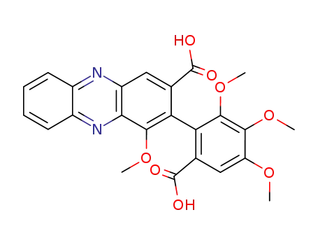 3-(6-carboxy-2,3,4-trimethoxy-phenyl)-4-methoxy-phenazine-2-carboxylic acid