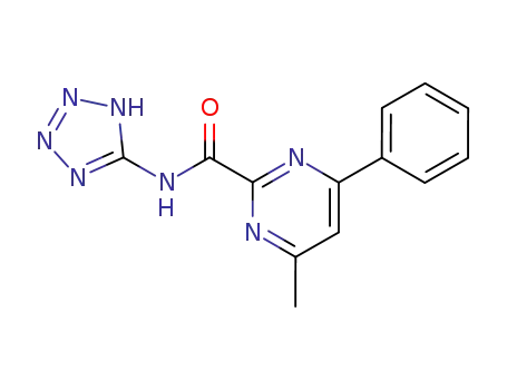 4-Methyl-6-phenyl-pyrimidine-2-carboxylic acid (1H-tetrazol-5-yl)-amide