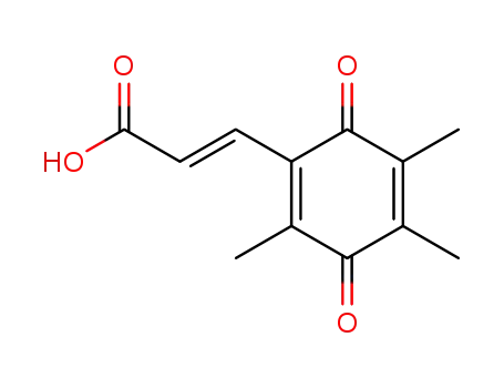 (E)-6-(2-carboxyvinyl)-2,3,5-trimethyl-1,4-benzoquinone