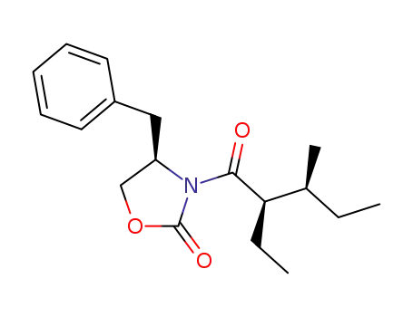 (4R,2'S,3'S)-3-(2'-ethyl-3'-methyl-1'-oxopentyl)-4-benzyl-2-oxazolidinone