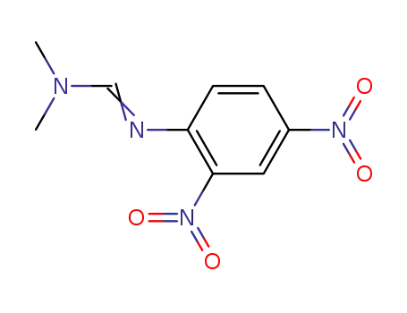 Molecular Structure of 62330-99-8 (Methanimidamide, N'-(2,4-dinitrophenyl)-N,N-dimethyl-)