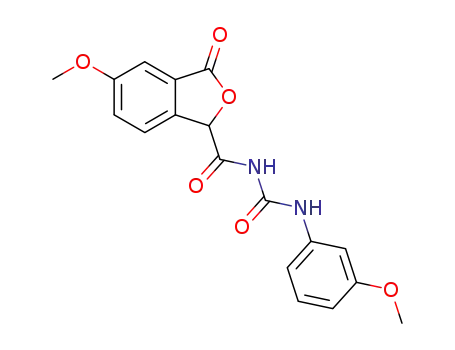 6-methoxy-3-<4-(3-methoxyphenyl)allophanoyl>isobenzofuran-1(3H)-one
